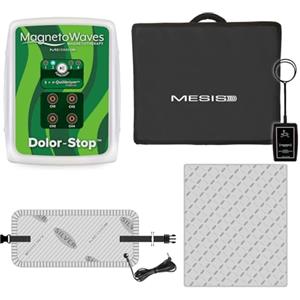 MESIS MagnetoWaves Dolor-Stop Magnetoterapia |Alta frequenza | 5 programmi | 4 canali | Dotazione DOUBLE BED