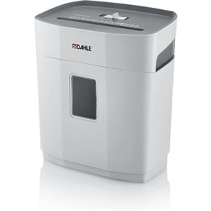 Dahle PaperSAFE PS 120 - Distruggidocumenti (8 fogli, livello di sicurezza P4, taglio a particelle, esente da olio e manutenzione, 12 litri, colore: Grigio
