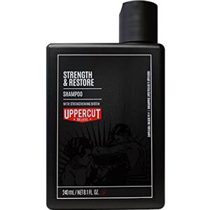 Uppercut Deluxe Shampoo Rinforzante e Rigenerante 240 ml - Deterge e Rafforza i Capelli con Biotina e Caffeina