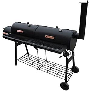 vidaXL Barbecue con Affumicatore XL Nero Griglia Grill Girarrosto Spiedo BBQ