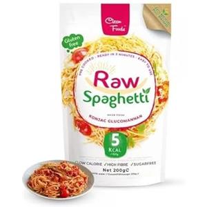 Clean Foods 5 x CleanFoods Spaghetti Konjac 5 calorie Confezione da 200g I Konjac Glucomannano I vegano senza glutine senza grassi senza zucchero I solo 5 calorie per 100g I pronto in 2 minuti