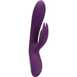 Fritosy Dildo giocattolo del sesso del vibratore del coniglio per le donne, 10 modalità di vibratori frequenza Dildo giocattolo del sesso in silicone, impermeabile Giocattoli Vibratori anali Viola