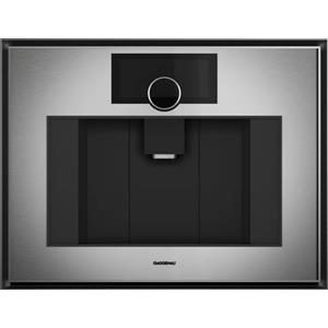 Gaggenau Macchina da caffè automatica da incasso GC451120 finitura inox e vetro fumè da 60 cm