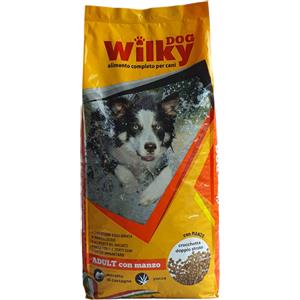 Colella Trade Srl Wilky Dog con manzo Crocchette per cani adulti - 20 Kg