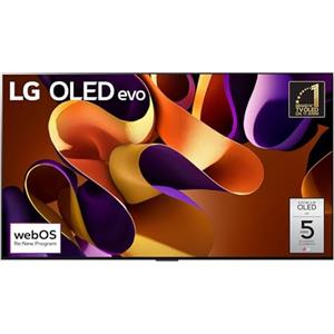 LG OLED evo 77'', Serie G4 2024, OLED77G45LW, Smart TV 4K, Design One Wall, Processore α11, Brightness Booster Max, 60W, Dolby Vision, Wi-Fi 6, 4 HDMI 2.1 4K@144Hz, GSYNC, VRR, ThinQ AI, webOS 24