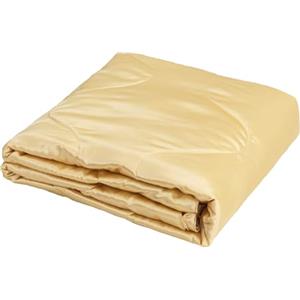 Odot Satin Trapuntino Copriletto Singolo Matrimoniale Leggero Primaverile ed Estivo in Microfibra Copriletto Trapuntato Trapunta Leggera Una Piazza e Mezza, Tinta Unita (Oro,120x150cm)