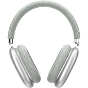 AUDALA P5 Cuffie Gaming Bluetooth 5.3 Wireless, Headphones Con Filo Con Microfono Over Ear Leggeri Regolabili Senza Fili,TF,Per Sport/Running/Palestra/Viaggi,Per iPhone/Android/Samsung/TV/PC (Argento)