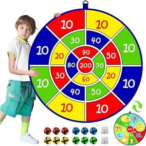 Jesitai 25.5 Inches freccette bifacciali per bambini,regalo ragazzo ragazza,giochi per interni ed esterni e bomboniere per feste di compleanno,adatto per ragazzi e ragazze di 3 4 5 6 7 8 9 10 11 12 anni(65cm)