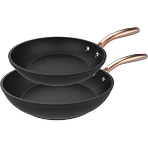 Cecotec Set di Padelle Polka Fantasy 20-24 Bucket Golden. Diametro 20-24 cm, Alluminio Forgiato, Rivestimento Antiaderente Platinum Plus Teflon, Senza PFOA, Adatte per Induzione