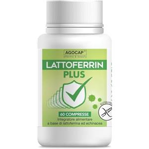 Agocap Lattofferina con echinacea per le difese immunitarie. 60 COMPRESSE di lattoferrina 200 immuno stimolante. Integratori difese immunitarie ideale per tutta la famiglia. Lattoferrine Agocap