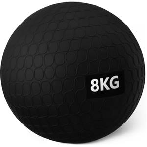 Amazon Basics, Palle mediche/slam ball per esercizi, 8 kg, Nero