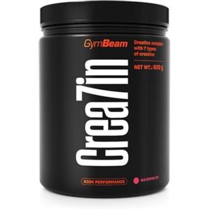 GymBeam - Crea7in: Miscela di Creatina Monoidrato e Creatina in Polvere, Multicomponente con 7 Tipi di Creatina, L-Citrullina, Ginseng Siberiano per Massimizzare le Prestazioni (600 g, Watermelon)