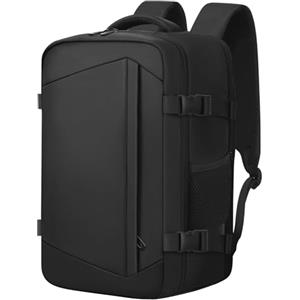 KIRFEIHT Zaino da Viaggio 40x20x25 per Ryanair Bagaglio a Mano Aereo Piccolo - Borsa da Viaggio per Cabina, Zaini Universali per Uomo e Donna per Scuola Trekking Lavoro (Nero)