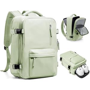 SEAFEW Borsa da Cabina per Ryanair 40x30x20, Bagaglio a Mano 40x20x25 Ryanair, Lavoro e Scuola Trekking Casual Daypack Impermeabile per 14" laptop,C8-Menta verde