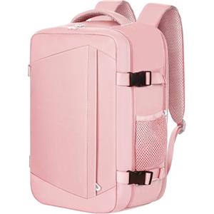 KIRFEIHT Zaino da Viaggio 40x20x25 per Ryanair Borsa da Viaggio per Cabina - Bagaglio a Mano Aereo Piccolo, Zaini Universali per Scuola Trekking Lavoro (Rosa)