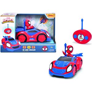 Jada Toys Spidey Web Crawler Radiocomandato 17 cm - Auto in Scala 1:24 per Bambini 3