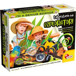 Lisciani Giochi - I'm a Genius Laboratorio degli Esploratori: Kit scientifico con strumenti da esploratore per scoprire la natura