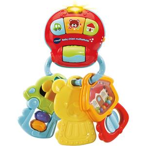 VTech Le Mie Prime Chiavi 3 in 1 - Sonaglino Interattivo con Sensore Movimento e Pulsanti Luminosi per Bambini 0-36 Mesi