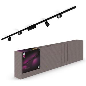 Leroy Merlin Binario Hue Perifo Soffitto x4 cilindri farett N nero LED 22 W