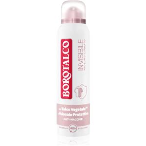 Borotalco Deodorante Spray Invisibile Cipriato 150ml - Formula Senza Alcool con Talco Effetto Barriera, 48h di Efficacia