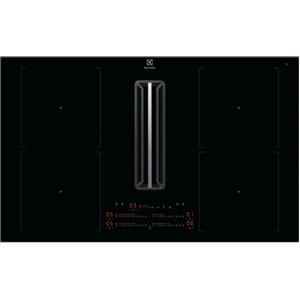 Electrolux KCC84453CK piano cottura Nero Da incasso 84 cm Piano cottura a induzione 4 Fornello(i) Cappa da incasso