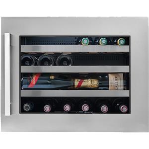 Avintage Cantinetta vino a colonna da incasso AVI24S2X finitura inox/nero da 60 cm