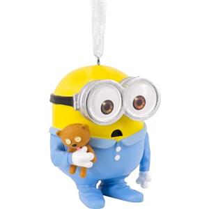 Hallmark Ornamento da appendere a forma di Minion, decorazione per albero dei Minion, ornamento in resina, ornamento natalizio, regali per Natale, Cattivissimo me