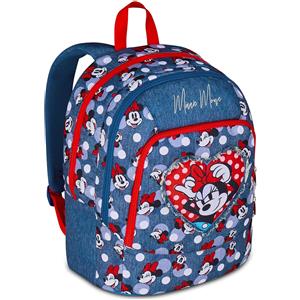 Minni - Minnie Mouse Seven Disney Minni - Zaino doppio scomparto per scuola elementare