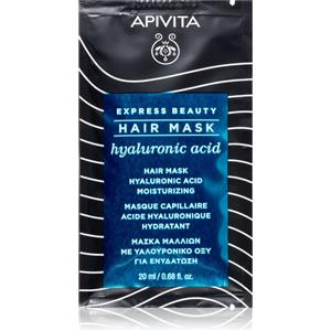 APIVITA Maschera Capelli Idratante 20ml con Acido Ialuronico, Aloe e Miele - Idratazione Intensa e Protezione Doppie Punte