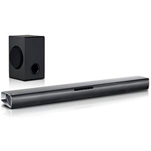 LG SJ2 altoparlante soundbar 2.1 canali 160 W, nero