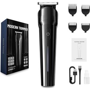 DmgicPro Set di tagliacapelli da uomo, senza fili, con ricarica rapida di tipo C, motore ad alta velocità, kit per la toelettatura di capelli, viso, barba, tagliacapelli elettrico professionale