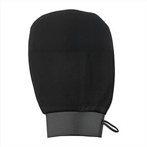 wilcractk Guanto Esfoliante Corpo 1 Pezzo, Guanto Scrub Corpo, Rimuove la Pelle Morta, Ideale per Uomini e Donne, Ideale per Guanti di Crine (Nero) Ideale per la Vita di Tutti i Giorni