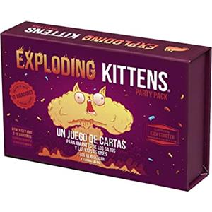 Asmodee Exploding Kittens Party Pack - Gioco da tavolo in spagnolo, EKIEK04ES, 2-10 giocatori- versione spagnola