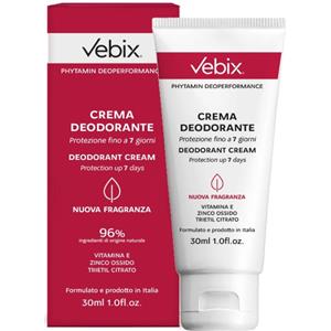 VEBIX Deo Performance Crema Deodorante 7 Giorni con Profumo - 30 ml