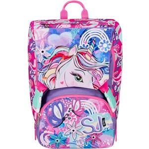 SJ GANG STYLE JAM GANG Cuccioli SJ Zaino Estensibile, Rosa, Tasche multifunzione, Per bambine e ragazze, Scuola elementare, Tempo libero