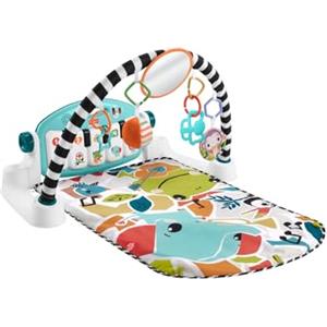 Fisher-Price - Palestrina Baby Piano, set musicale portatile con 3 livelli di apprendimento Smart Stages, include 10 giocattoli collegabili, versione italiana, giocattolo per bambini, 0+ mesi, HWY53