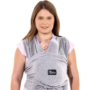 Koala Babycare Fascia Portabebè Cuddle Band Ergonomica e Regolabile - dalla Nascita fino a 9 kg - Grey