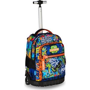 Mitama Trolley Run Extra SKATE DREAM, 33 Lt, Multicolore, Doppio Scomparto, Tasche multifunzione, Bambini e ragazzi, Scuola elementare e media, Tempo libero e viaggi