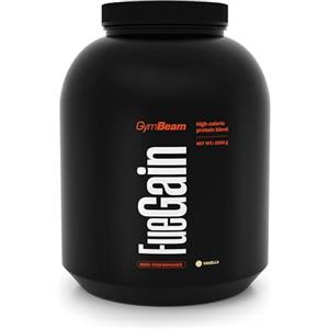 GymBeam FueGain - Gainer per Massa Muscolare con Alto Contenuto di Proteine e BCAA - Weight Gainer con Vitamine e Minerali per Crescita Muscolare e Salute delle Ossa (2500 g, Vaniglia)
