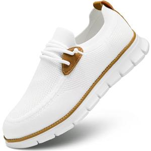 KEEZMZ Scarpe da Barca Uomo Comode Scarpe da Ginnastica Basse Slip On Loafer Mocassini Leggera Sneaker Scarpe da Guida Casual