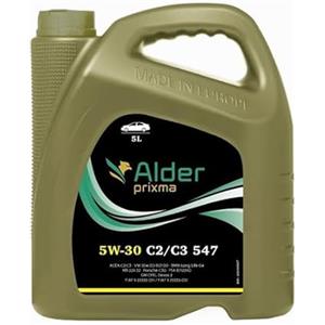 Generico Olio Motore Alder 5w30 Acea C2/C3 -VW 504.00/507.OO-BM LONG LIFE 04-MB 22952-PORSC C 30 -PSA B712290 GM OPE DEXOS 2 - FIAT 9.555535 DS1-GS1.Per Diesel e Benzina 5 Litri