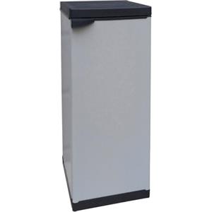 Giordanoshop Armadio da Esterno 34x40x85 cm 1 Anta 1 Ripiano in Resina Grigio