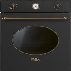 Smeg SF68C1AO Forno da Incasso Ventilato 70 Litri, 6 Funzioni, Classe A, Colore Antracite