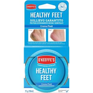 O'Keeffe's Healthy Feet Crema Piedi 91g - Idrata e Ripara i Piedi Secchi e Screpolati