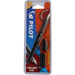 Pilot Plumix - Penna stilografica, cartuccia d'inchiostro nero, Extra Fine 0,32 mm