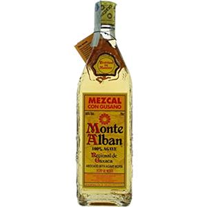 Sconosciuto Mezcal Con Gusano Monte Alban 100% Agave Cl.70 40ø AGAVE CL.70 40