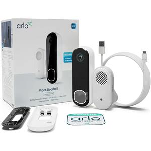 Arlo Essential Video Doorbell 2K & - Chime Warranty: 12M [AVDK4001-100PES]