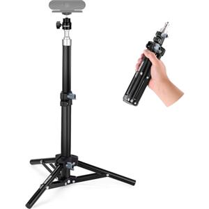 NEEWER Treppiede Webcam da Tavolo, Mini Tripod Fotocamera da Scrivania con Portatelefono Compatibile con iPhone Logitech Anker Emeet Webcam Ring Light per Riprese Video Streaming Live Zoom Call, ST45B