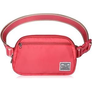 DMLuna Piccola borsa a tracolla da donna alla moda, leggera, per donne e uomini, mini marsupio con cinghia regolabile per corsa, allenamento, viaggi