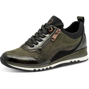 MARCO TOZZI Sneakers da Donna, 2-23715-45, Nero/Cachi, 41 EU, Colore: Nero Kaki., 41 EU